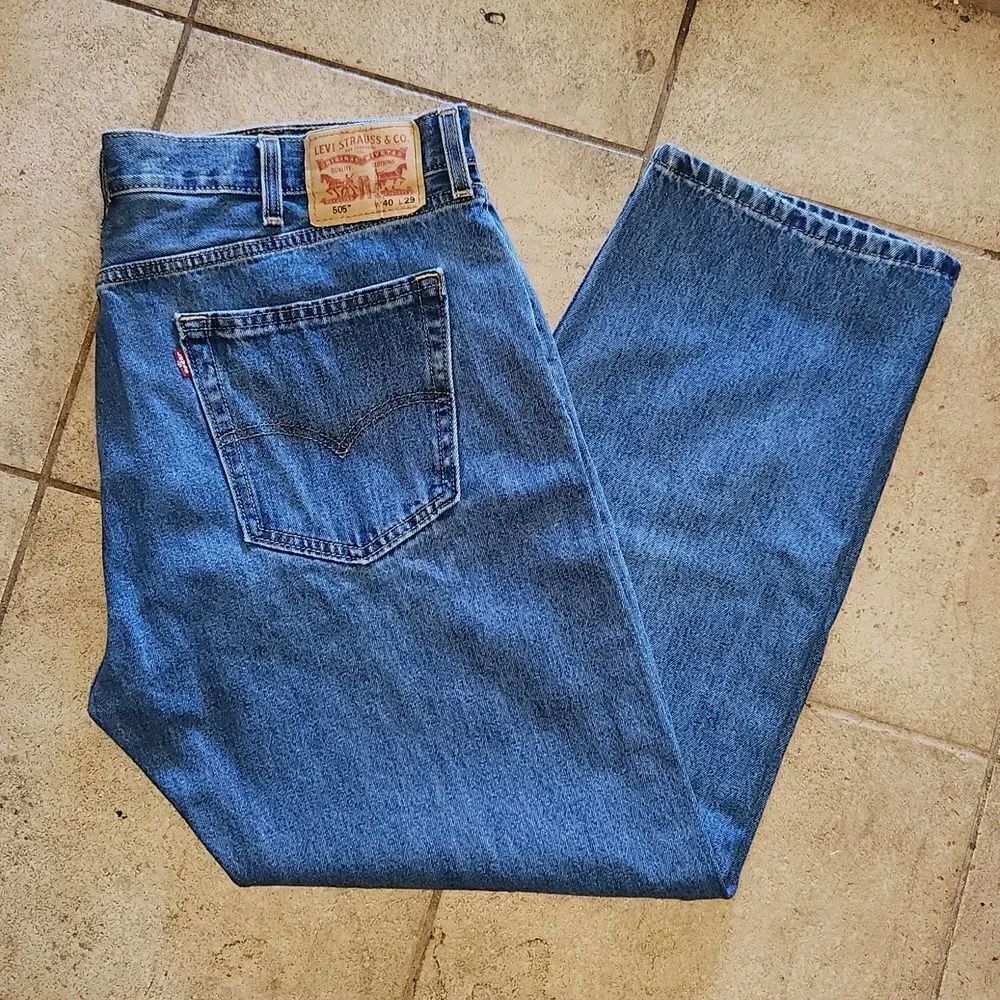Levi 505 Denim Jeans 40×29
